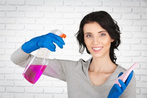 Chiswick carpet cleaners preparing a deep cleaning service