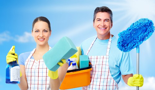 Safety check before professional carpet cleaning begins