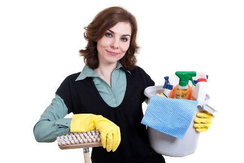 Kitchen surfaces and appliances cleaned during end of tenancy cleaning